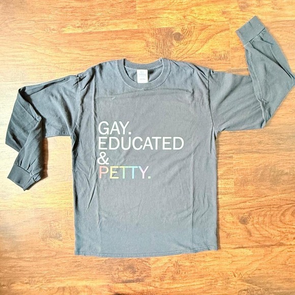 Gildan Other - LGBTQ Pride long sleeve funny shirt‎ medium gay pride